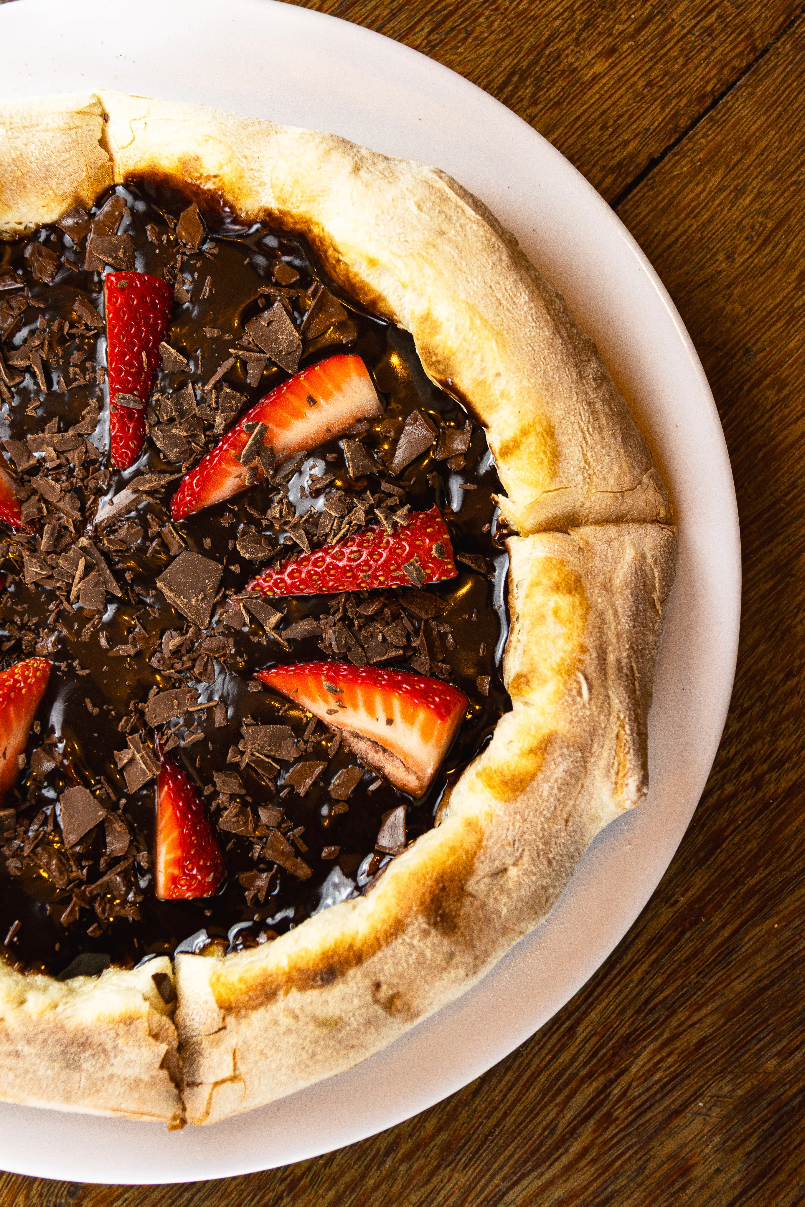 Pizza Chocolate com Morango