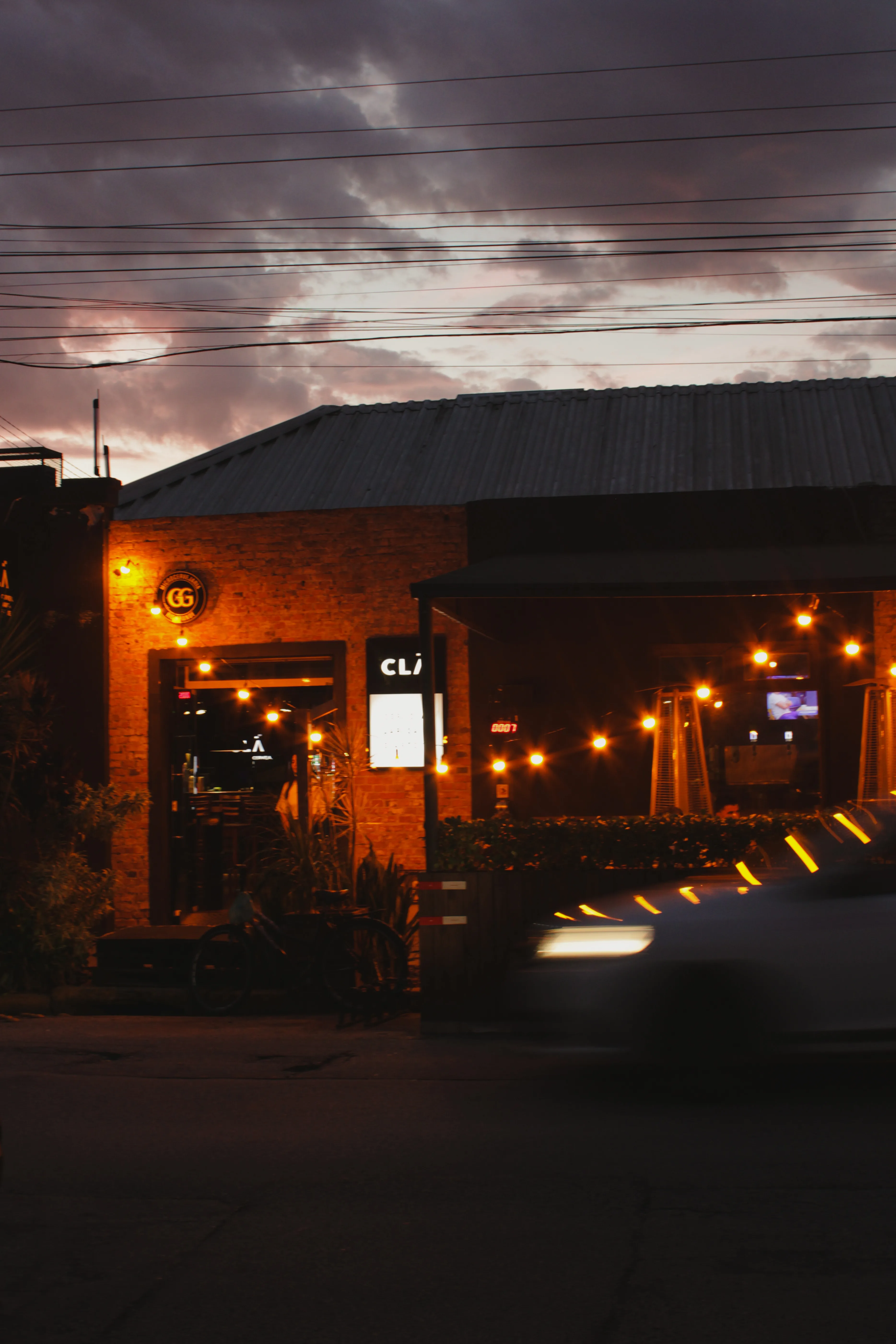 Frente do restaurante CLA