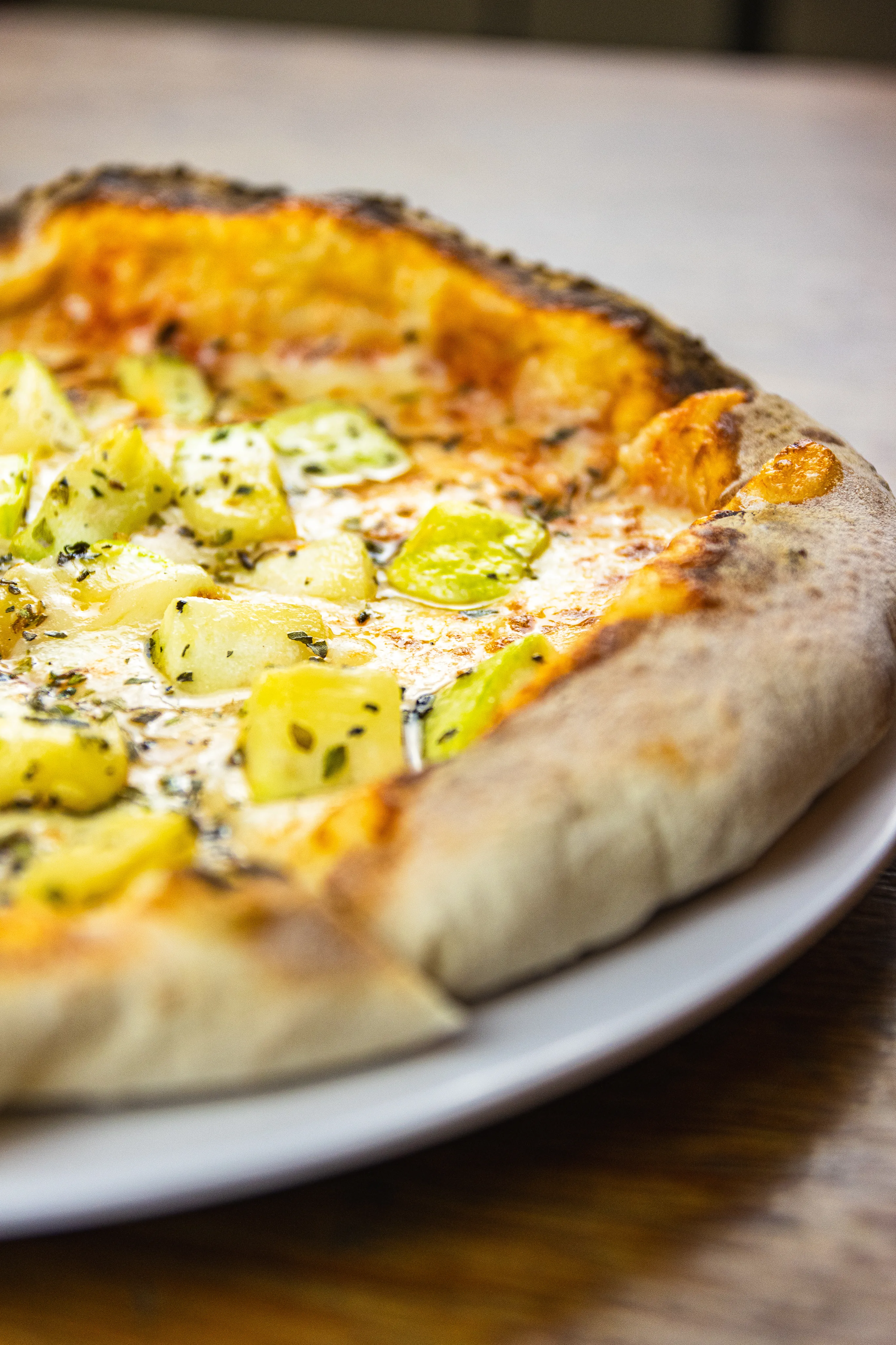 Pizza Zuchini Vegana